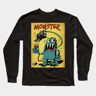 Random Blue Monster Long Sleeve T-Shirt